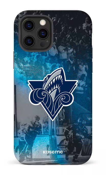 iPhone 12 Pro Tough Matte Océanic Logo & Foule -