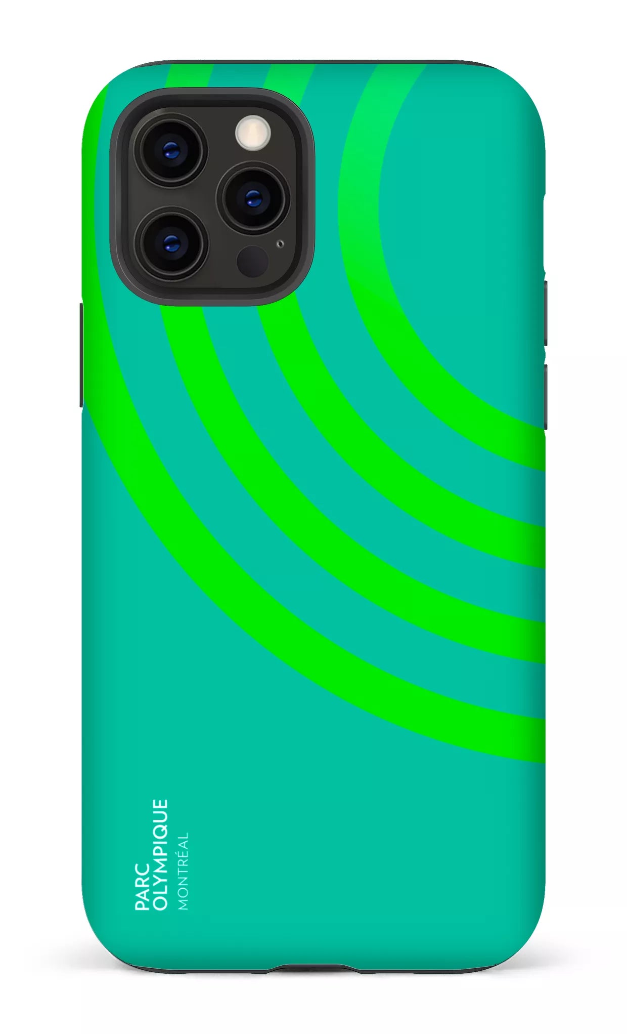 iPhone 12 Pro Tough Matte Parc Olympique - Logo Vert -