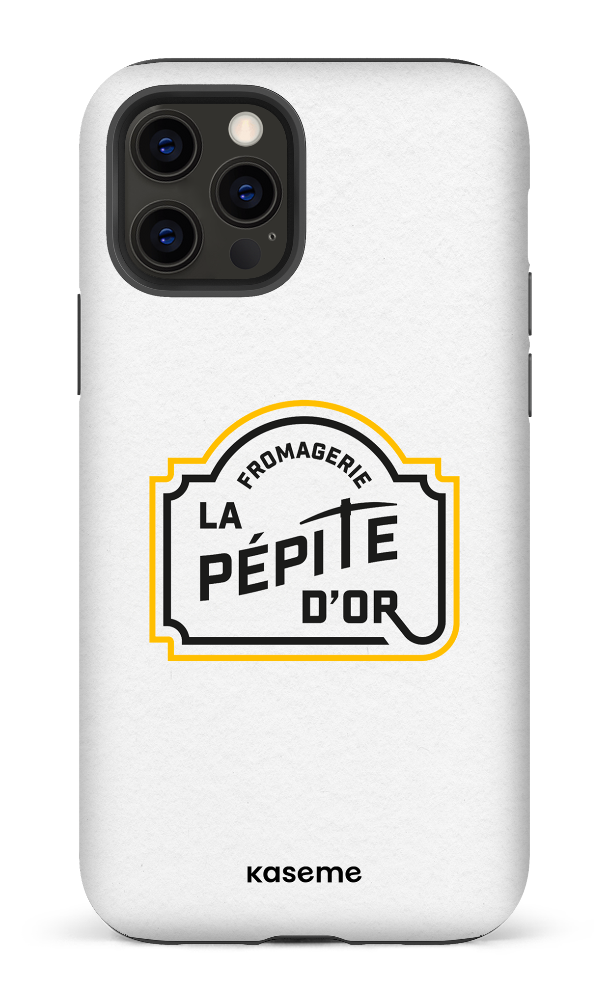 iPhone 12 Pro Tough Matte Pépite Blanc -