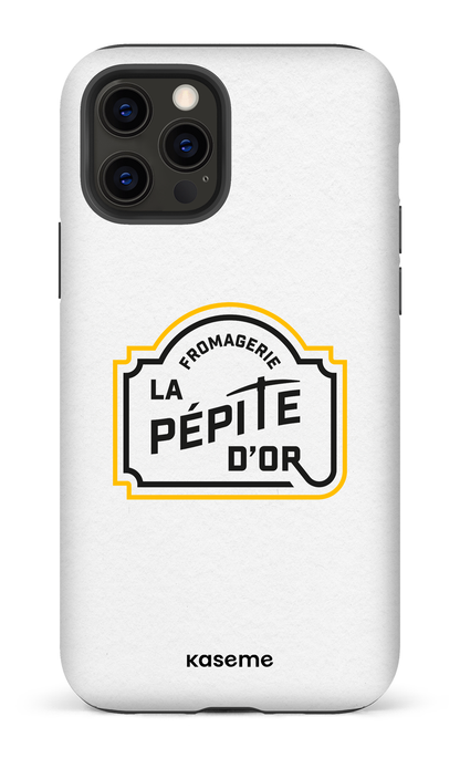 iPhone 12 Pro Tough Matte Pépite Blanc -