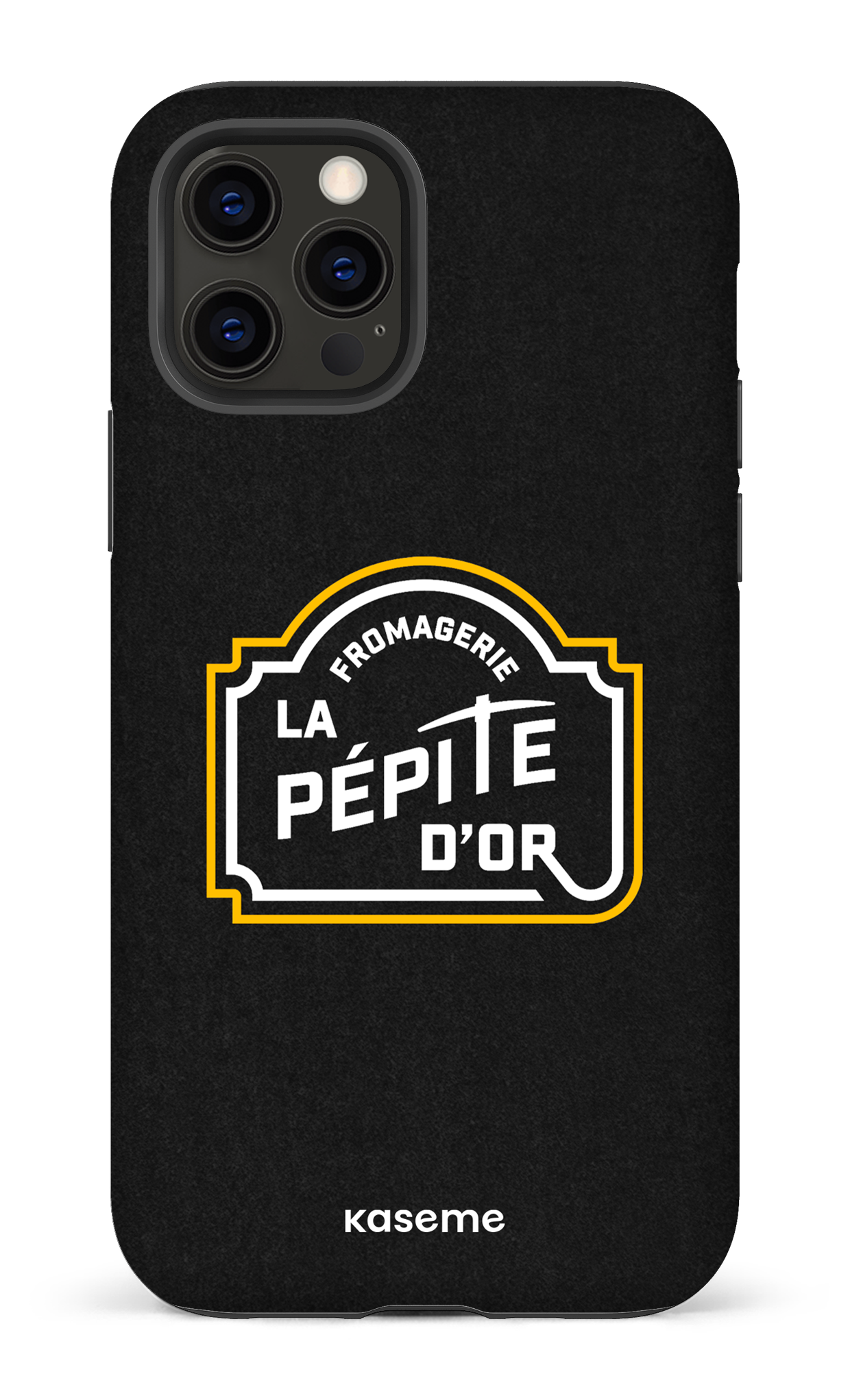 iPhone 12 Pro Tough Matte Pépite Noir -