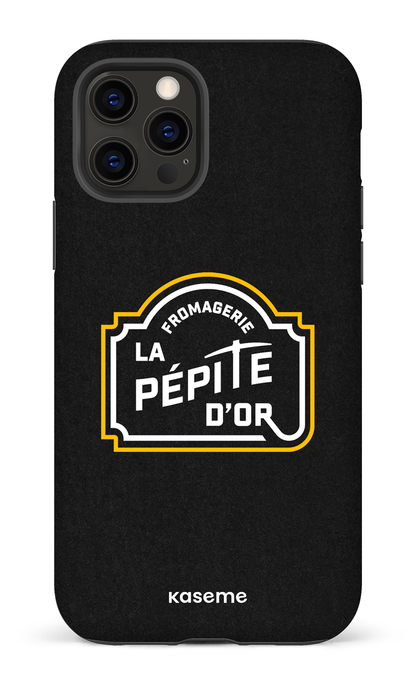 iPhone 12 Pro Tough Matte Pépite Noir -