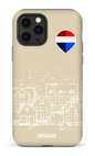 iPhone 12 Pro Tough Matte Remax Sketch Crème -