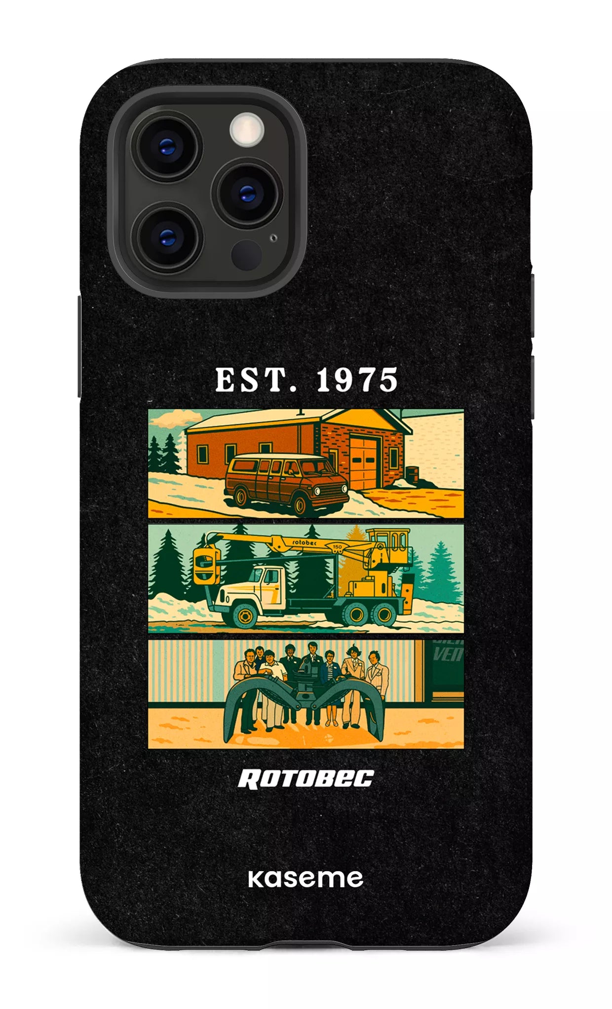 iPhone 12 Pro Tough Matte Rotobec Est. 1975 -