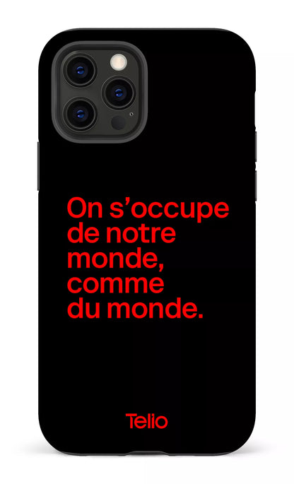 iPhone 12 Pro Tough Matte Telio Noir -