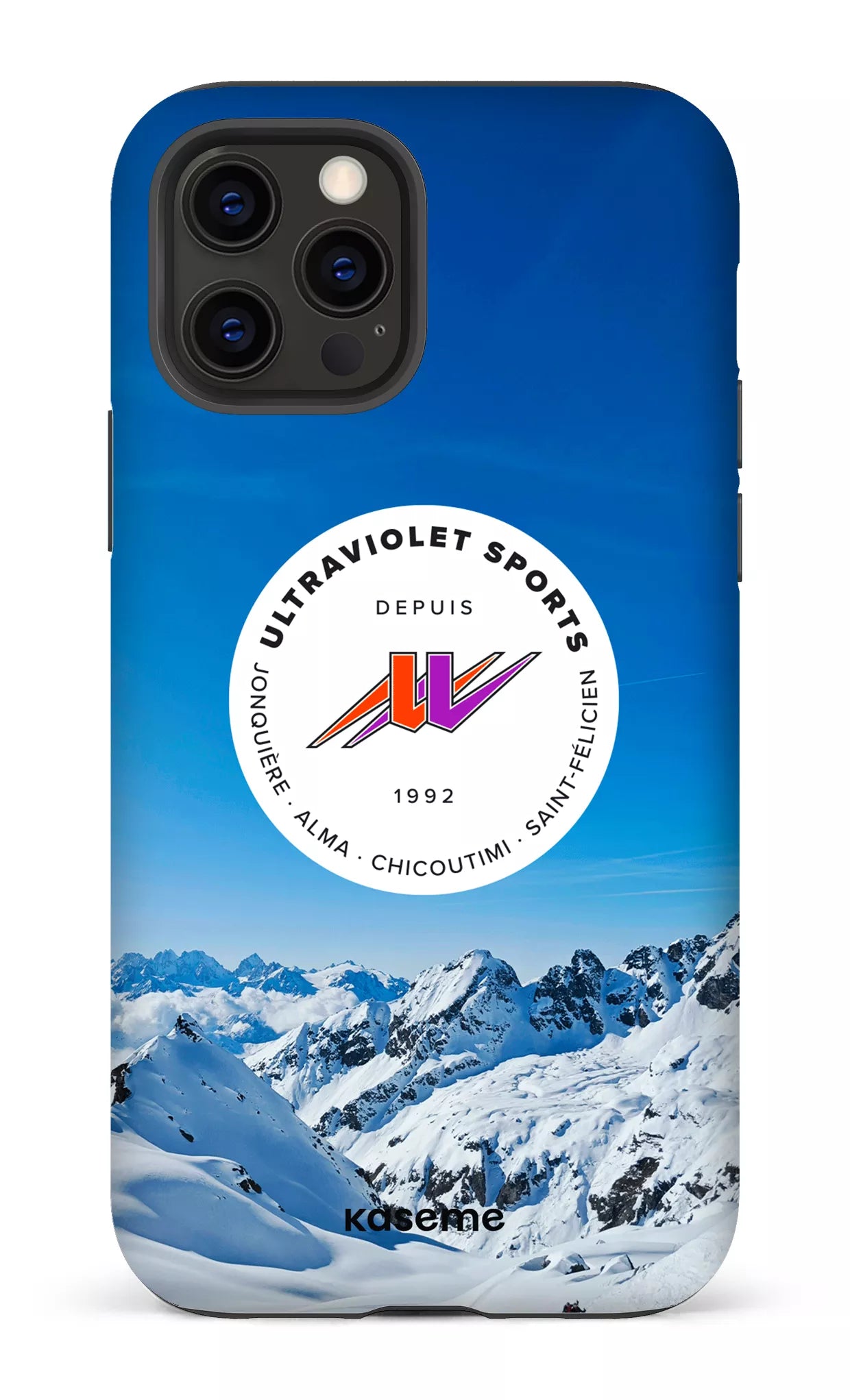 iPhone 12 Pro Tough Matte UltraViolet Montagnes -