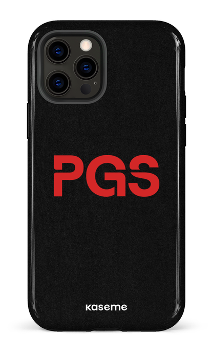 iPhone 12 Pro Tough PGS Noir&Rouge -
