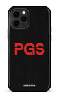 iPhone 12 Pro Tough PGS Noir&Rouge -