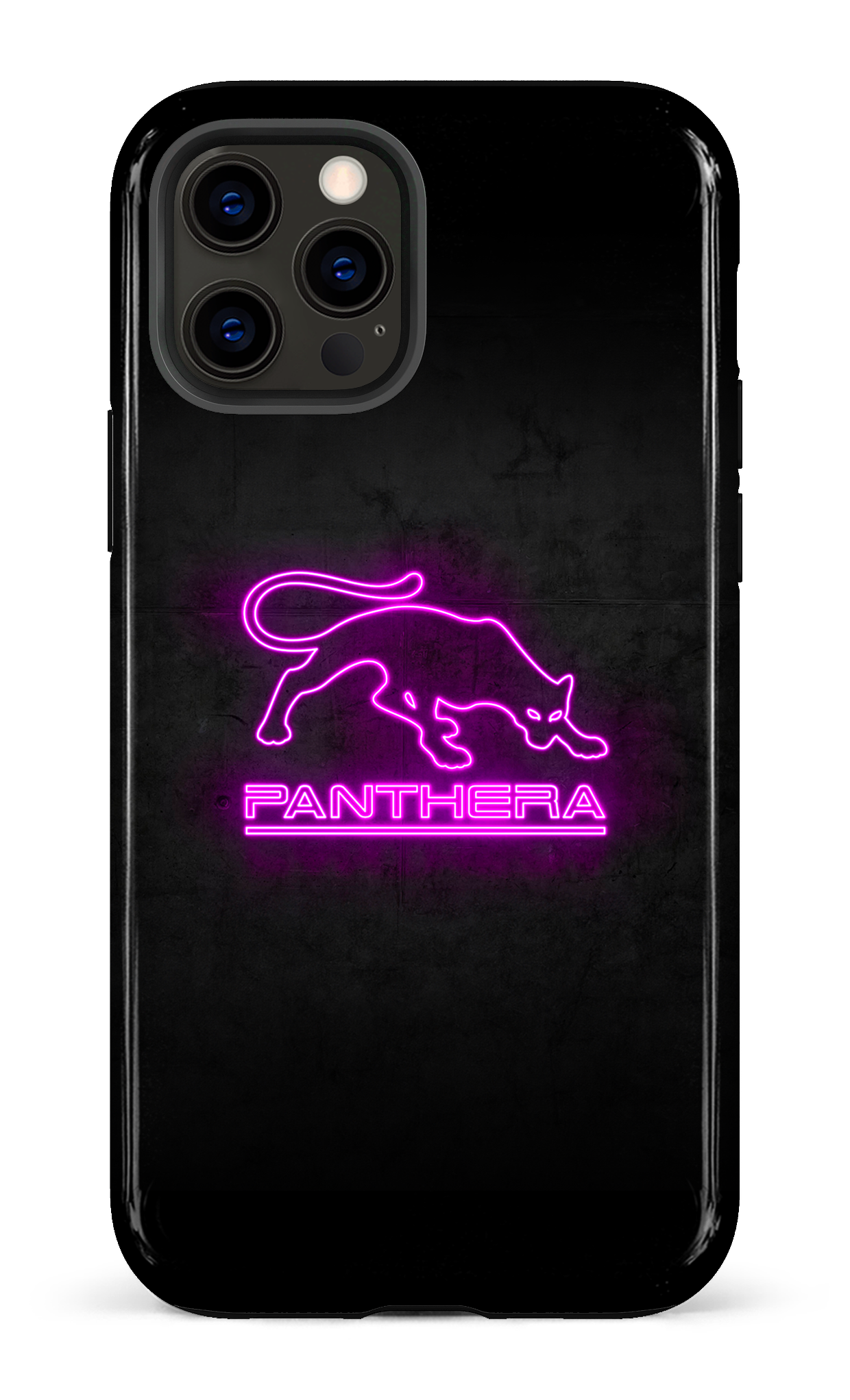 iPhone 12 Pro Tough Panthera Logo Neon -