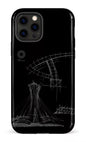 iPhone 12 Pro Tough Parc Olympique - Croquis Plan Noir -