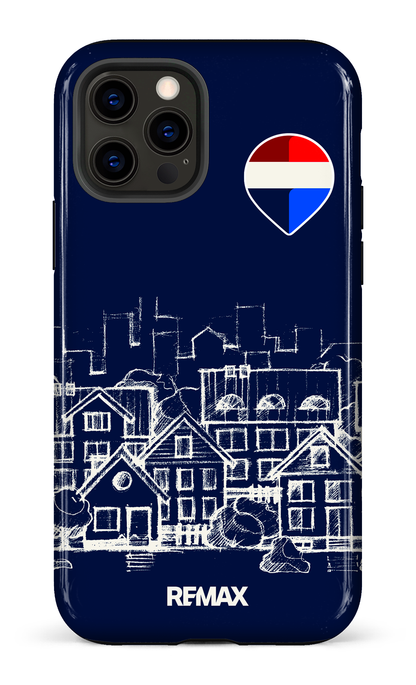 iPhone 12 Pro Tough Remax Sketch Bleu -