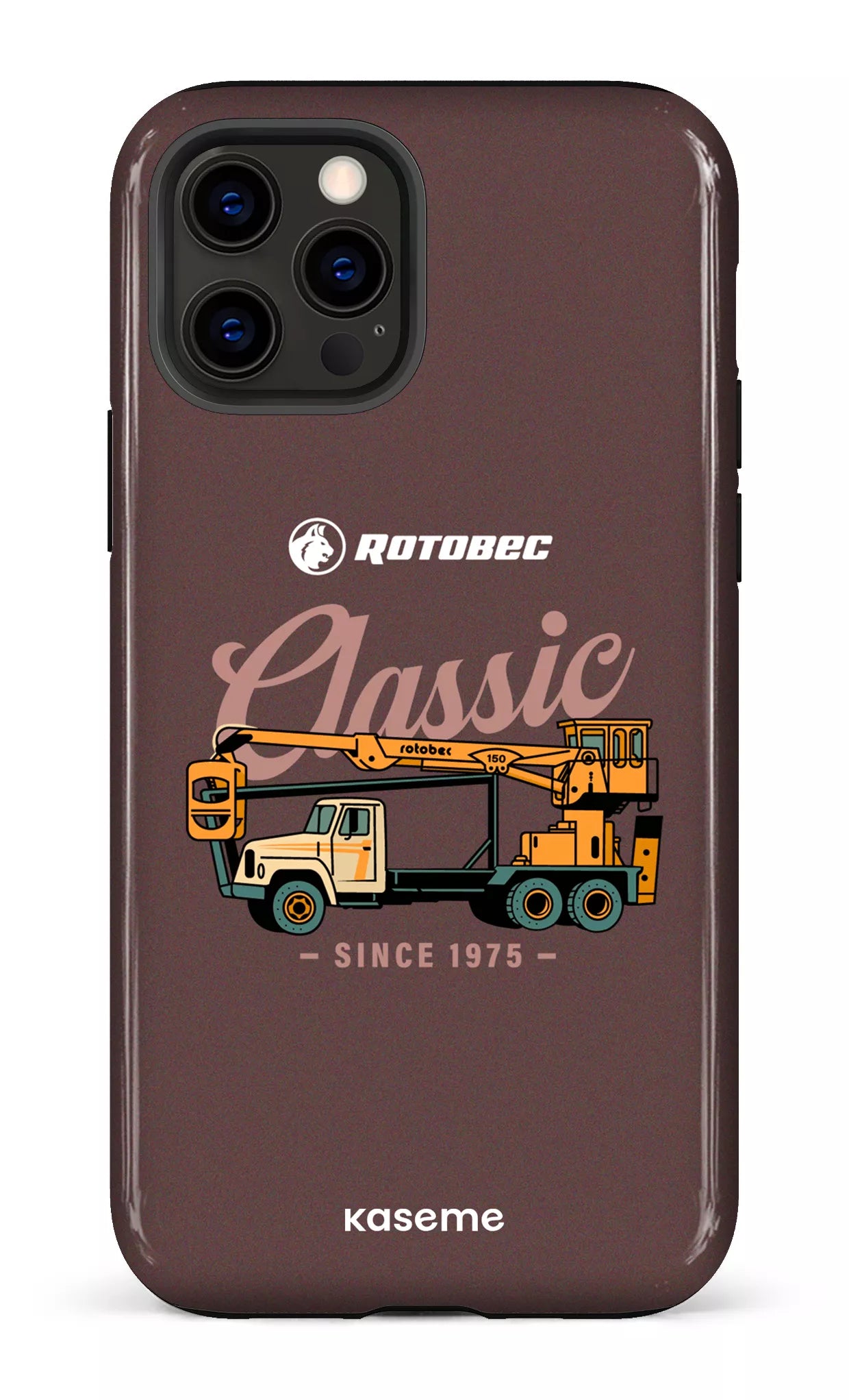 iPhone 12 Pro Tough Rotobec Brun "Classic" -