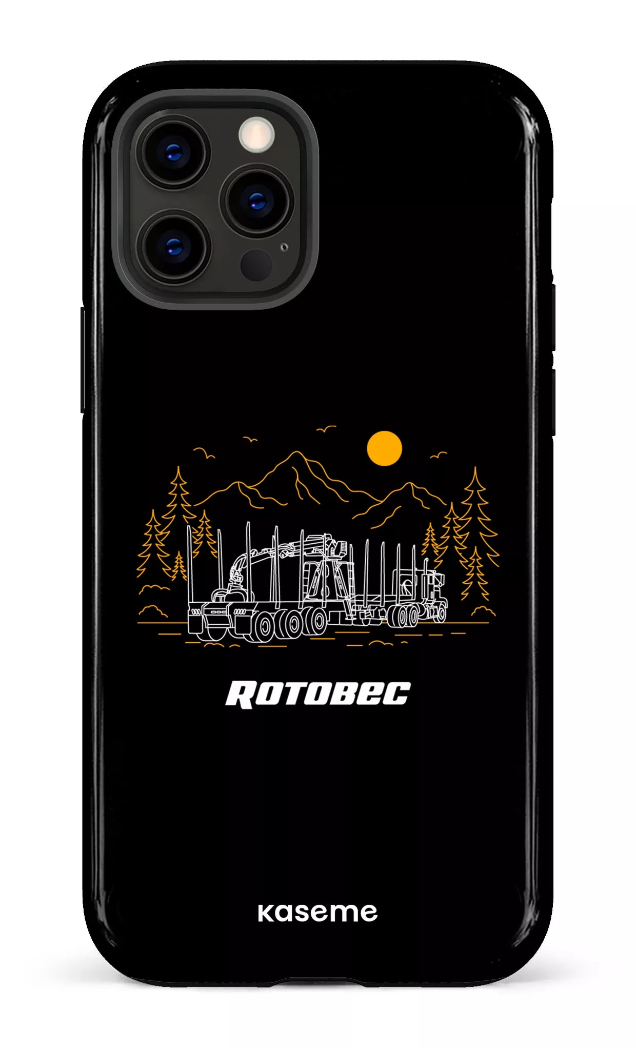 iPhone 12 Pro Tough Rotobec Noir -