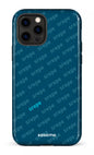 iPhone 12 Pro Tough SREPE Pattern Bleu x Turquoise -