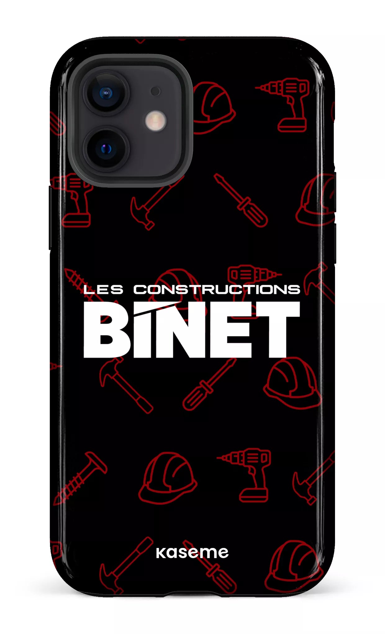 iPhone 12 Tough Constructions Binet Noir -