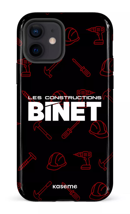 iPhone 12 Tough Constructions Binet Noir -