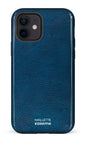 iPhone 12 Tough Cuir Bleu x Mallette -