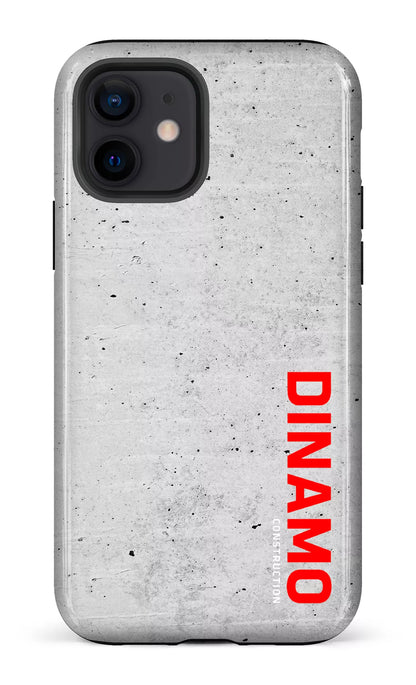 iPhone 12 Tough Dinamo Gris x Logo Rouge -