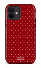 iPhone 12 Tough Ditsy Rouge x Mallette -