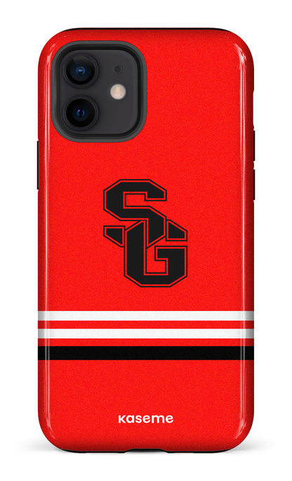 iPhone 12 Tough Dragons PSG Rouge -