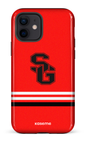 iPhone 12 Tough Dragons PSG Rouge -