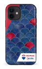 iPhone 12 Tough Écailles bicolores -