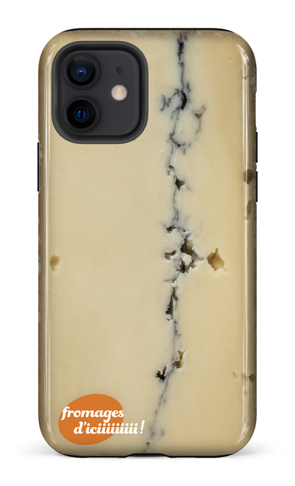 iPhone 12 Tough Fromage Cendré Logo -