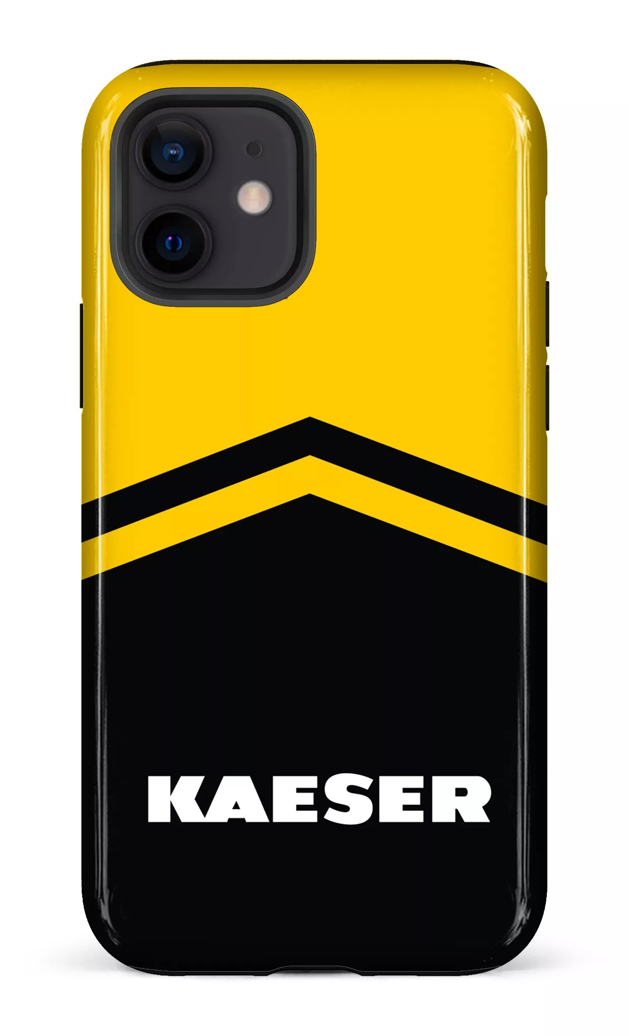 iPhone 12 Tough Kaeser Noir et Jaune -