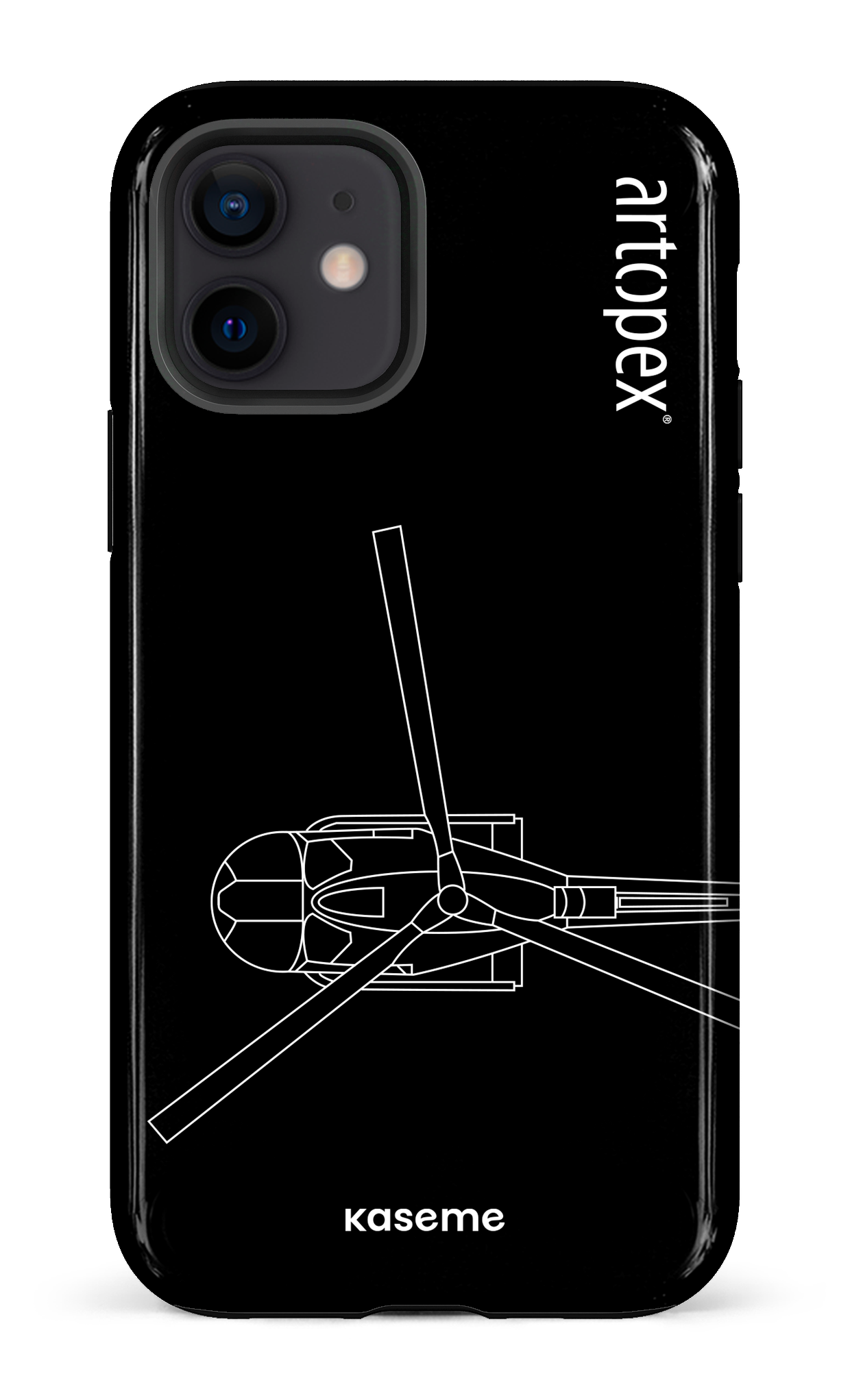 iPhone 12 Tough L'hélico par Artopex -