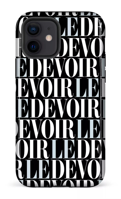iPhone 12 Tough Le Devoir — Gros logos -