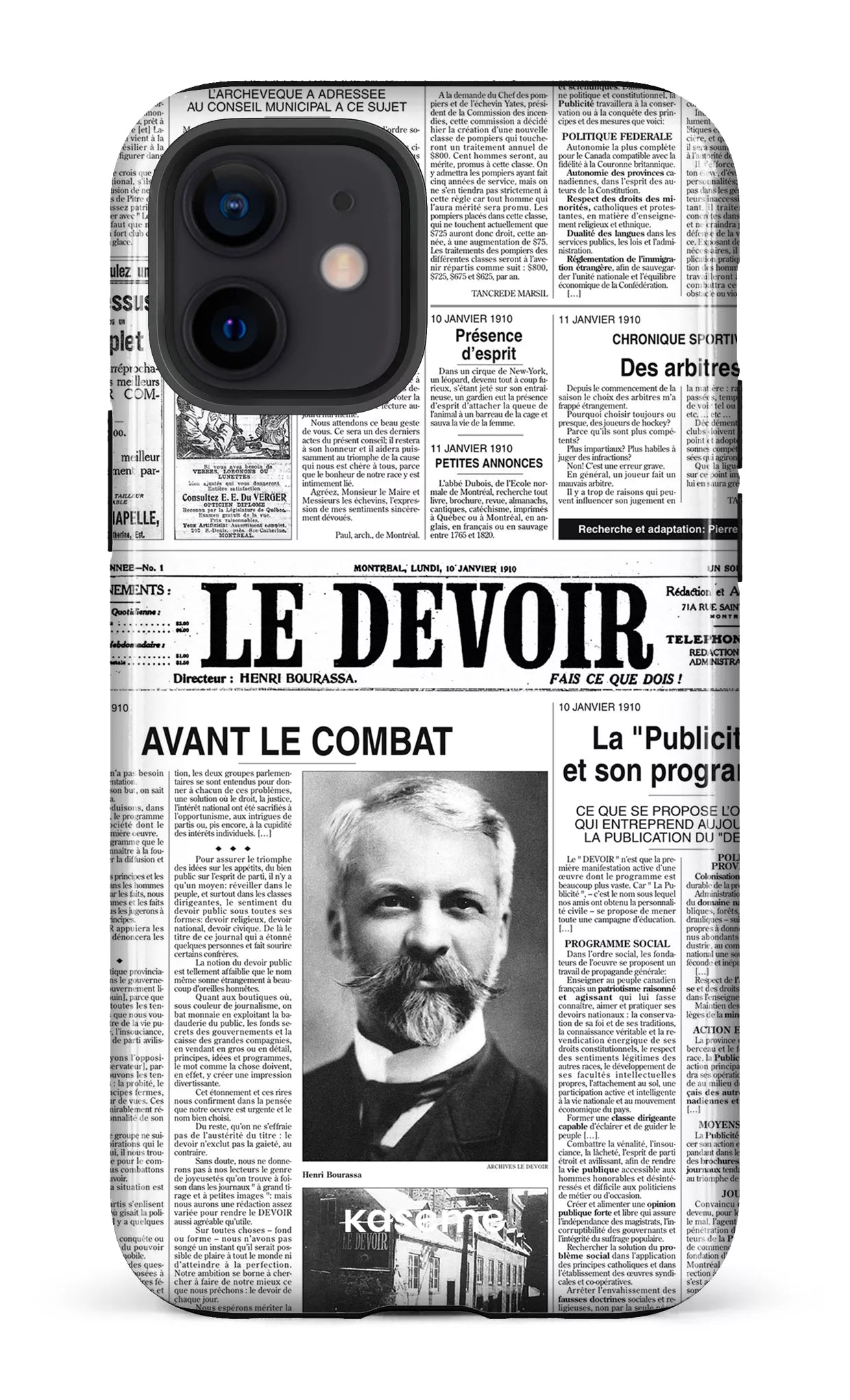 iPhone 12 Tough Le Devoir — Premier édito -