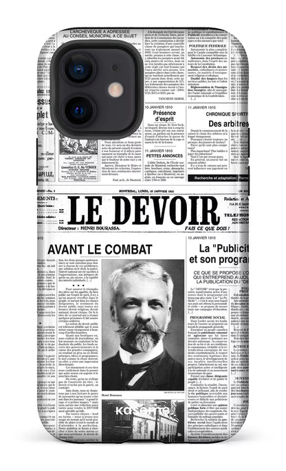 iPhone 12 Tough Le Devoir — Premier édito -