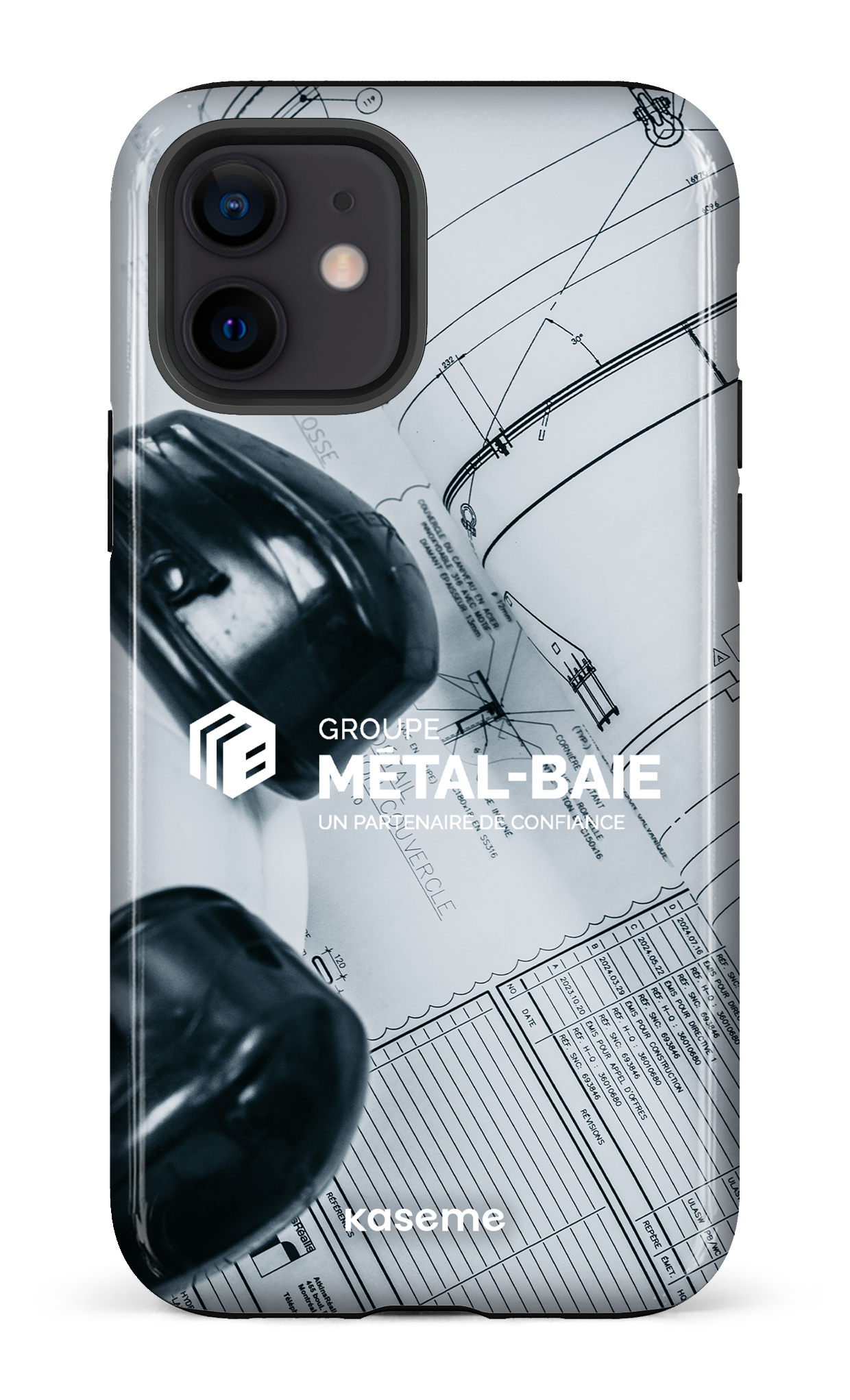 iPhone 12 Tough Le plan par Métal-Baie -