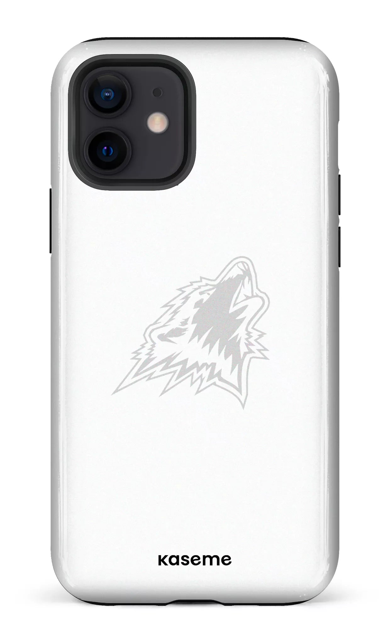 iPhone 12 Tough Les Huskies Blanc -