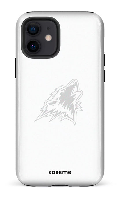 iPhone 12 Tough Les Huskies Blanc -