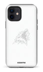 iPhone 12 Tough Les Huskies Blanc -