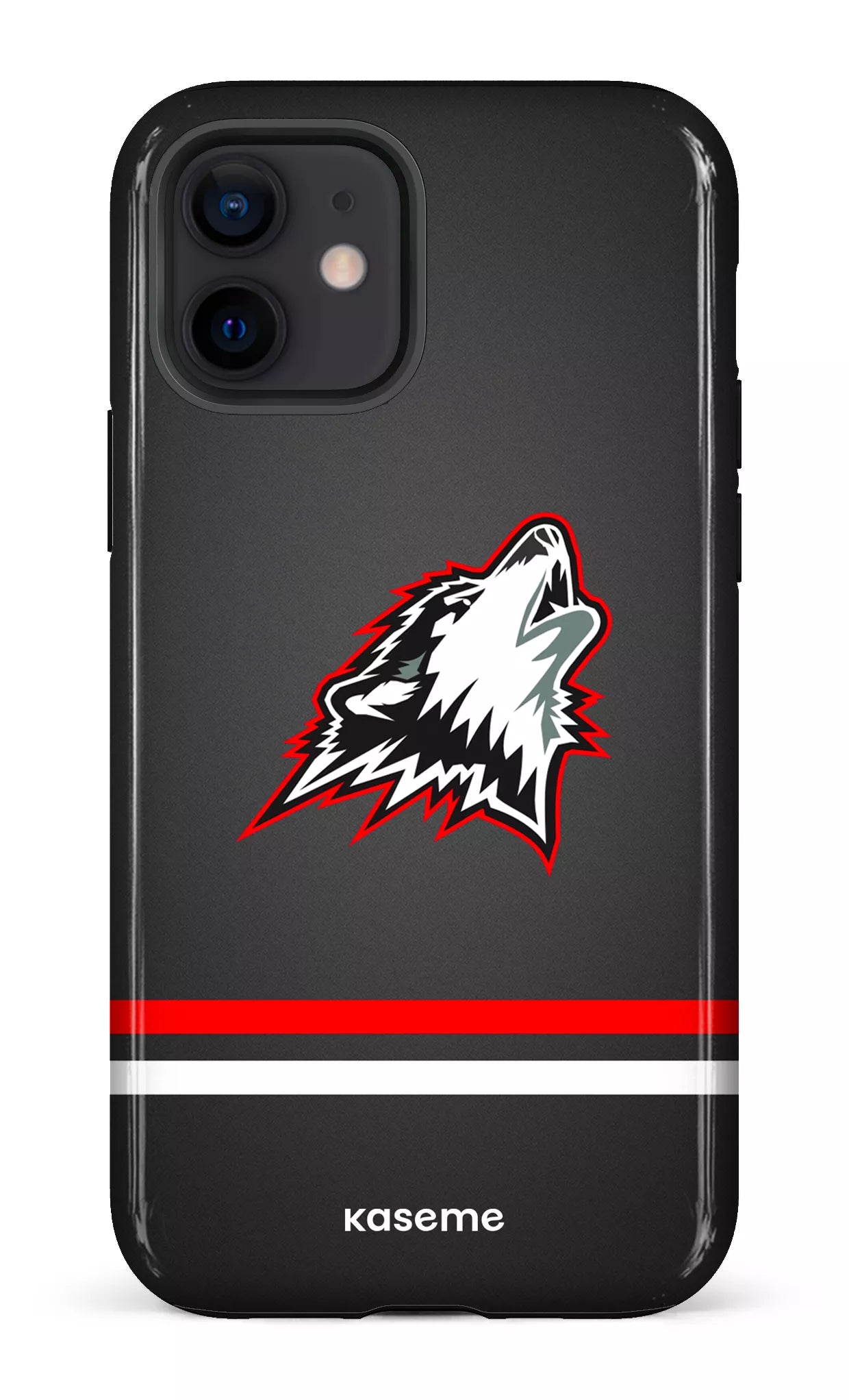 iPhone 12 Tough Les Huskies Gris -
