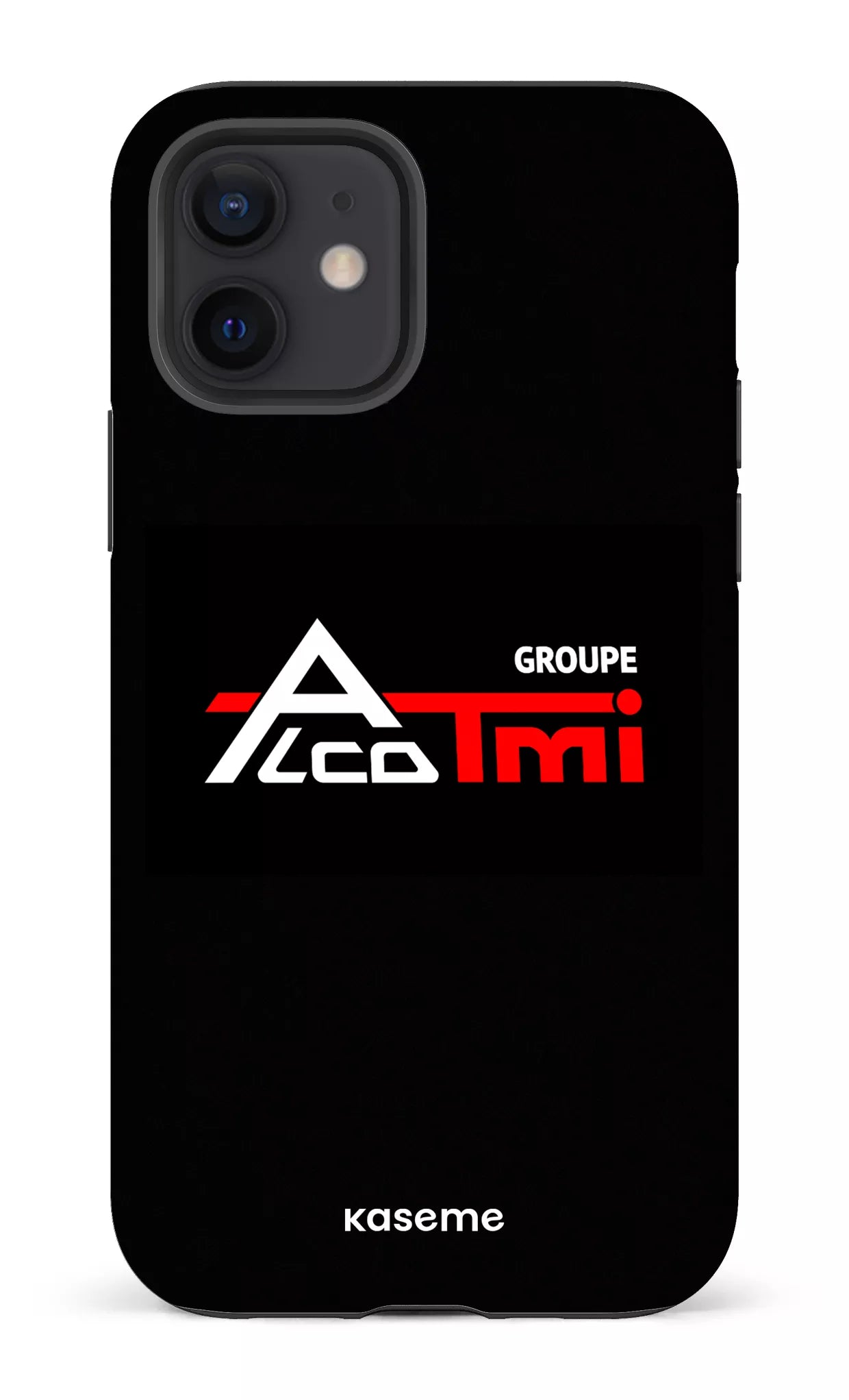 iPhone 12 Tough Matte AlcoTMI Noir -