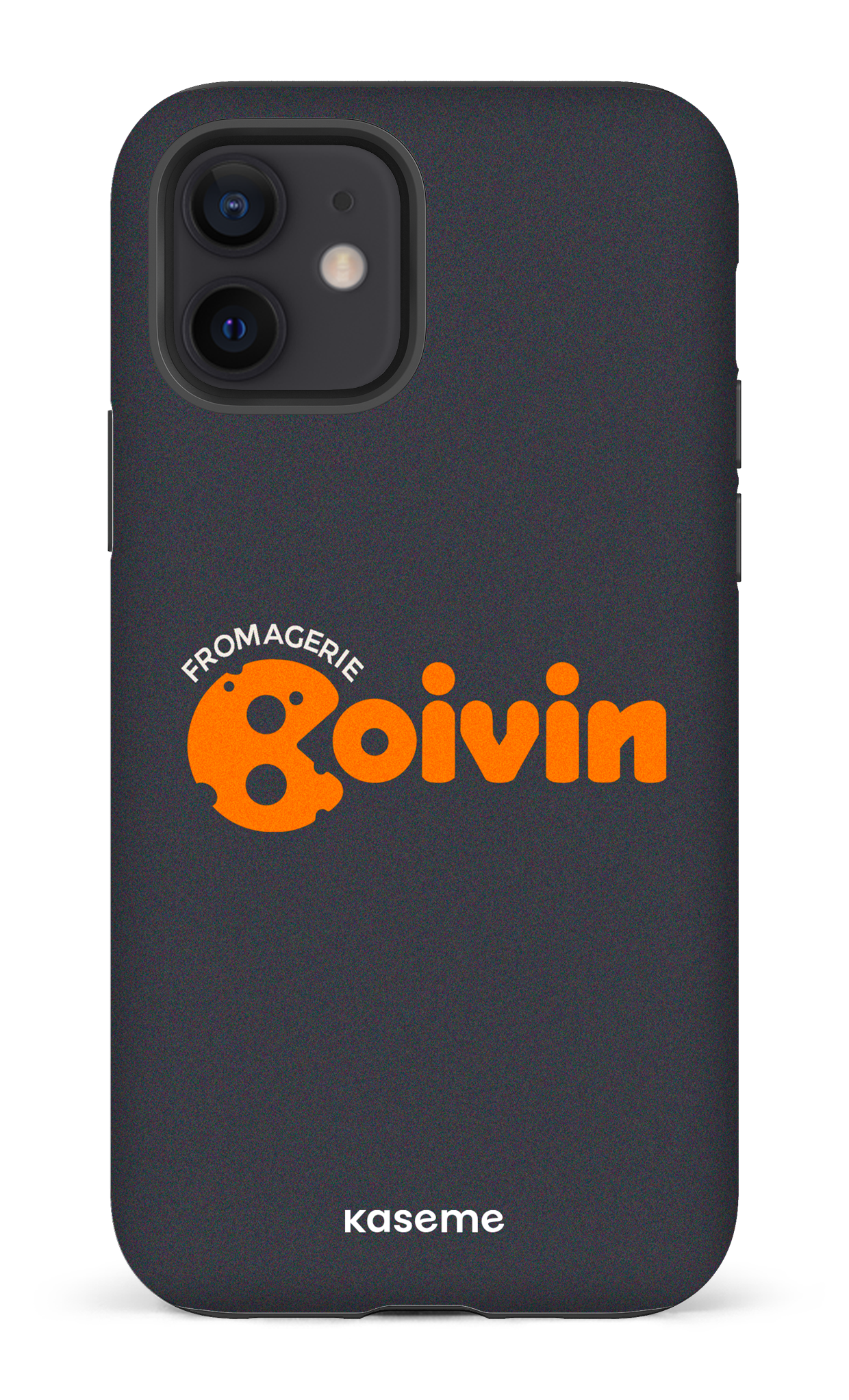 iPhone 12 Tough Matte Boivin Gris -
