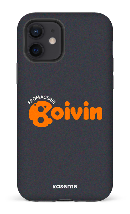 iPhone 12 Tough Matte Boivin Gris -