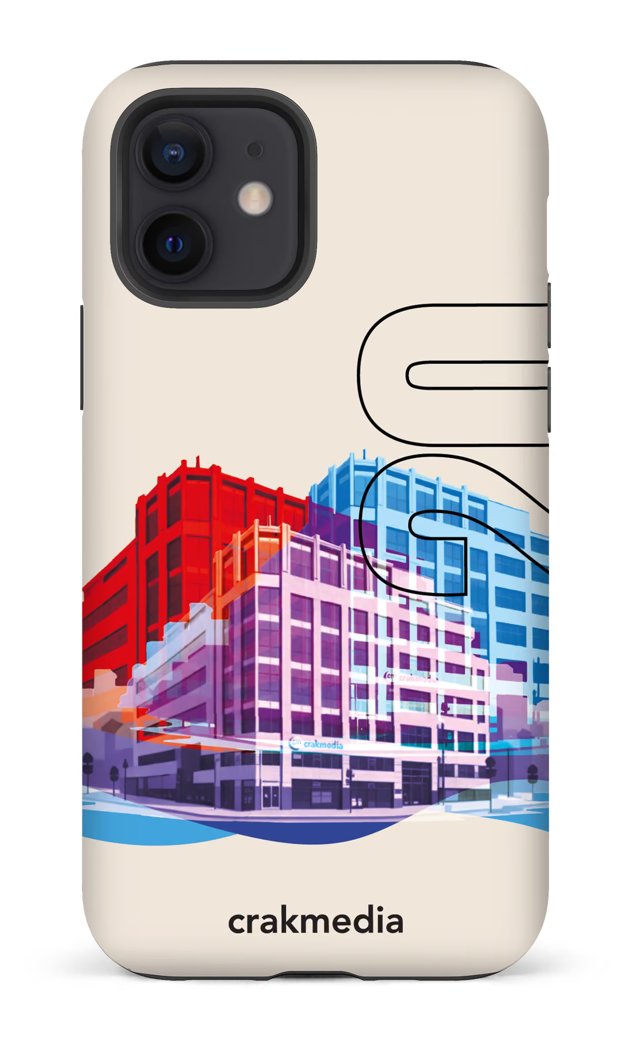 iPhone 12 Tough Matte Building Crakmedia -