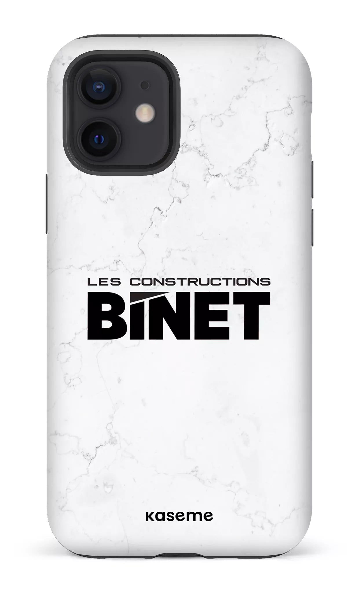iPhone 12 Tough Matte Constructions Binet Marbre -