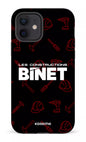 iPhone 12 Tough Matte Constructions Binet Noir -