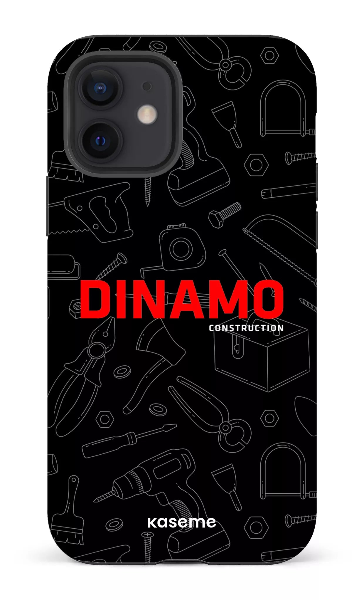 iPhone 12 Tough Matte Dinamo Noir -