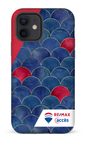 iPhone 12 Tough Matte Écailles bicolores -