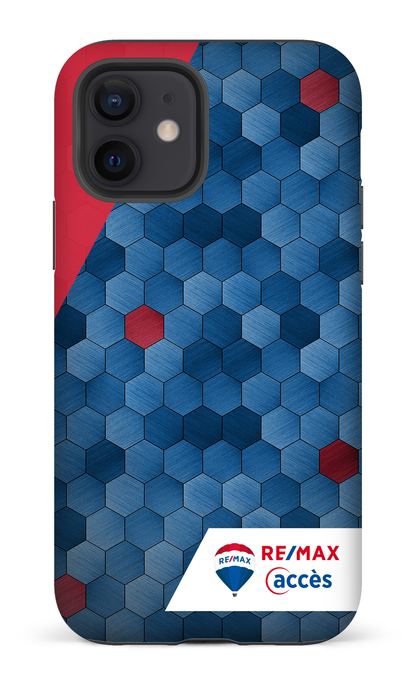 iPhone 12 Tough Matte Exagones texturés -
