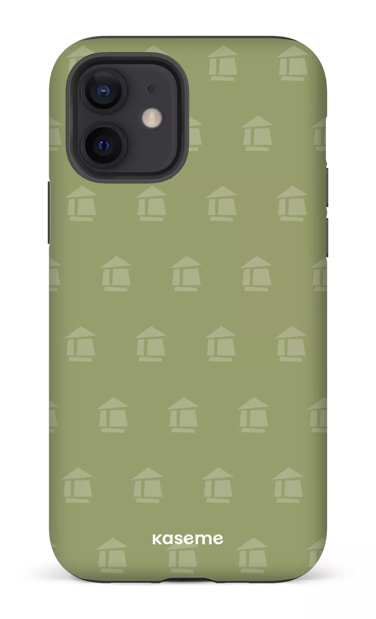 iPhone 12 Tough Matte Flordeco motif sauge -