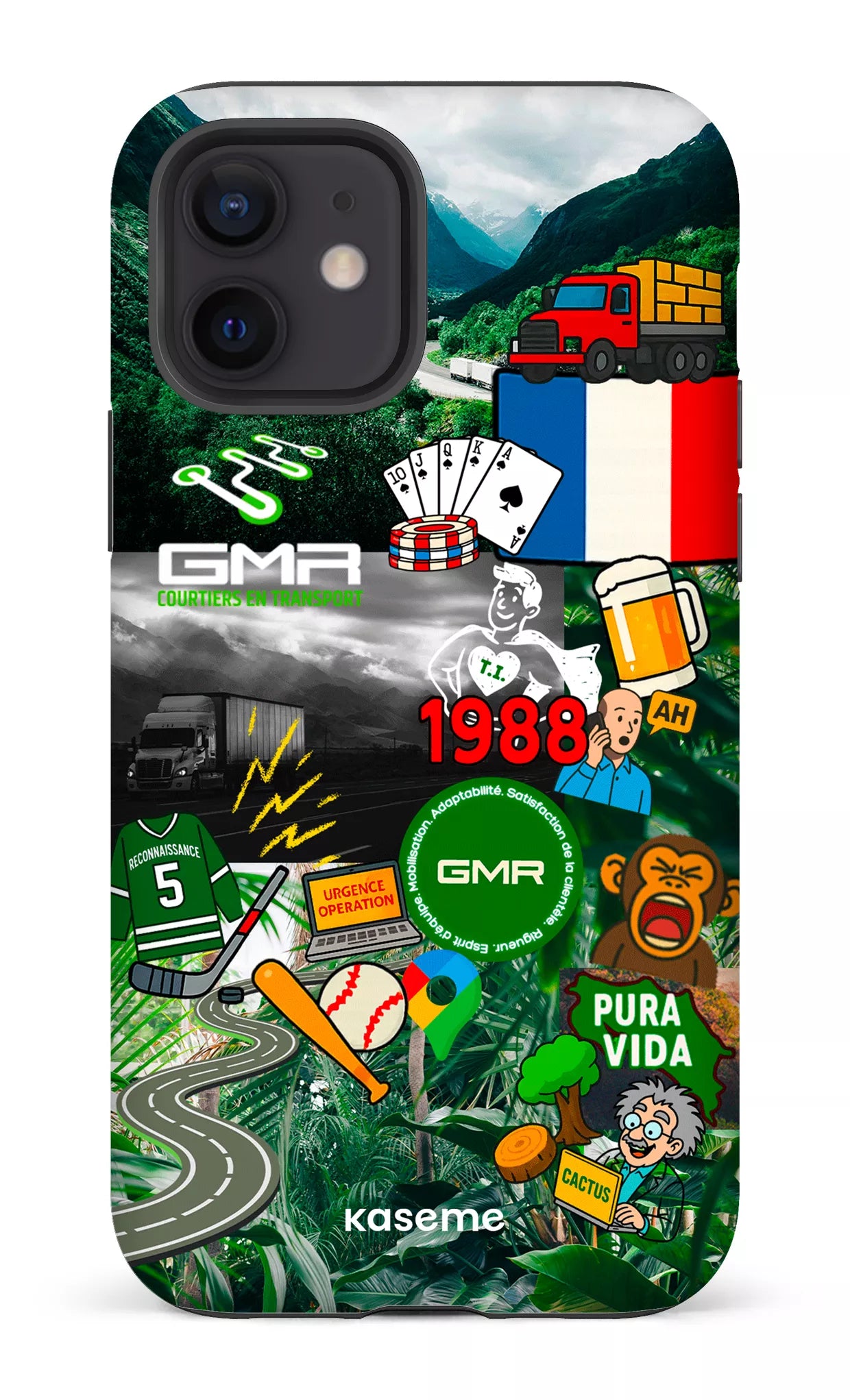 iPhone 12 Tough Matte GMR Collage -