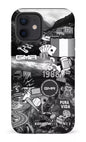 iPhone 12 Tough Matte GMR Collage Noir et Blanc -