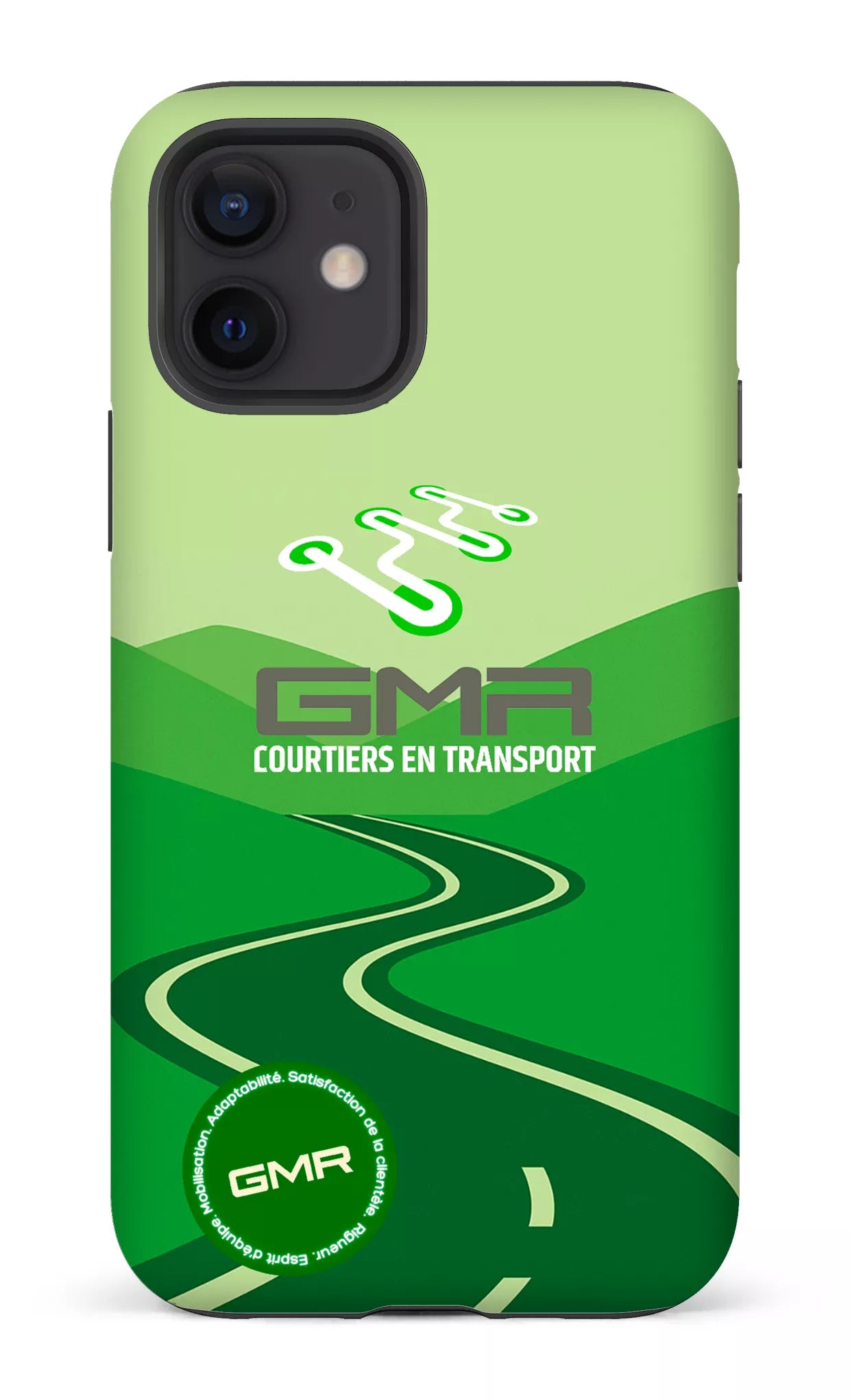 iPhone 12 Tough Matte GMR Route Vert -